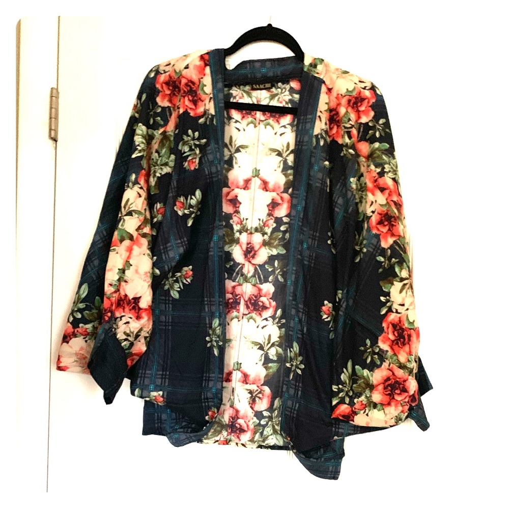 Anthropologie floral kimono